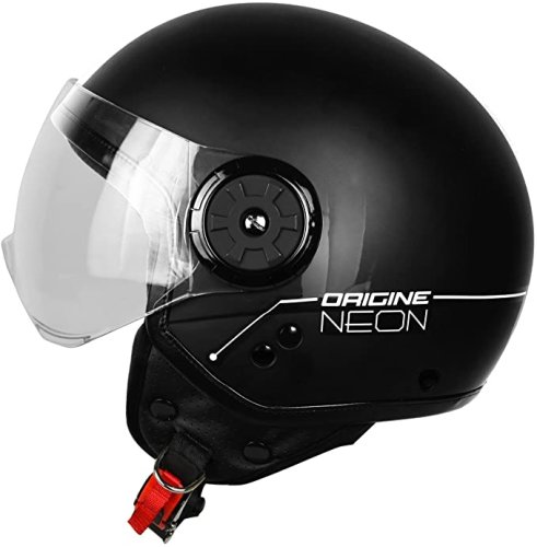 Casca moto Origine Neon Street Demi Jet, neagru, marimea S