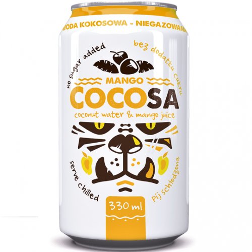 Apa cocos naturala mango Cocosa 330ml - DIET FOOD