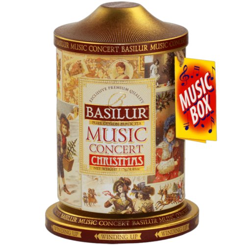 Basilur Tea - Ceai negru ceylon music concert christmas cutie muzicala 100g - basilur