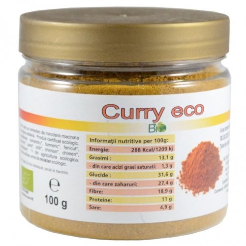 Condimente curry 100g - deco italia