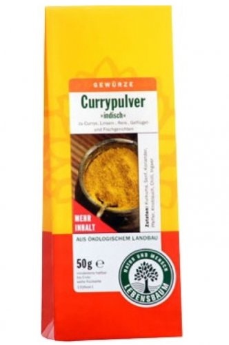 Condimente curry indian 50g - lebensbaum