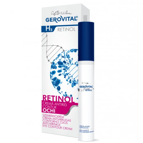 Gerovital H3 Retinol Farmec - Crema contur ochi antirid 15ml - gerovital h3 retinol