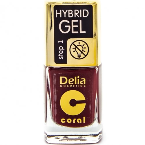 Delia Cosmetics - Lac unghii hybrid gel 60 11ml - coral