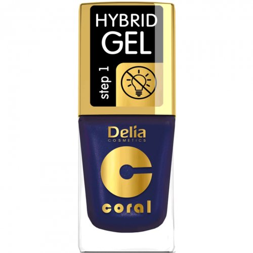 Delia Cosmetics - Lac unghii hybrid gel 63 11ml - coral