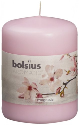Lumanare parfumata stalp 22h magnolie 160g - BOLSIUS