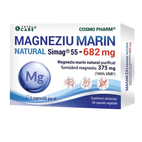 Cosmo Pharm - Magneziu marin natural 682mg 30cp - total care