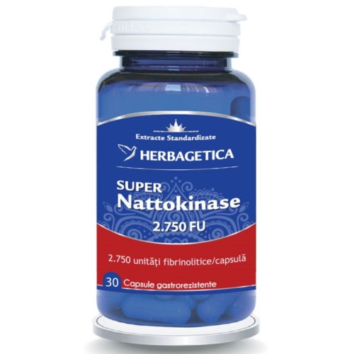 Super Nattokinase 2750fu 30cps - HERBAGETICA