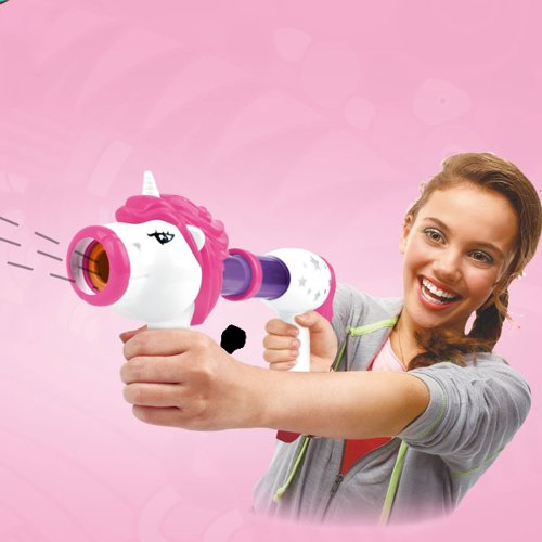 Set Arma de jucarie pentru fetite Pistol Unicorn, include Bile din spuma