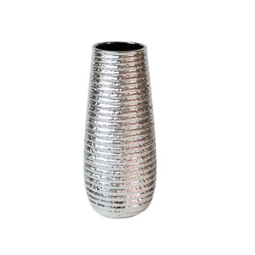 Boboshop - Vaza decorativa ceramica silver