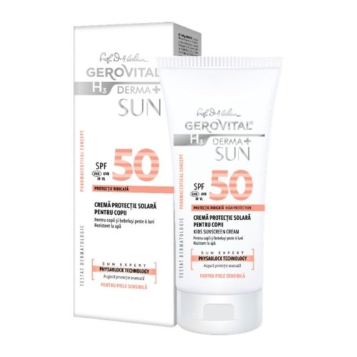 Farmec - 46790 gh3 derma+ sun - crema protectie solara copii spf 50, 100 ml
