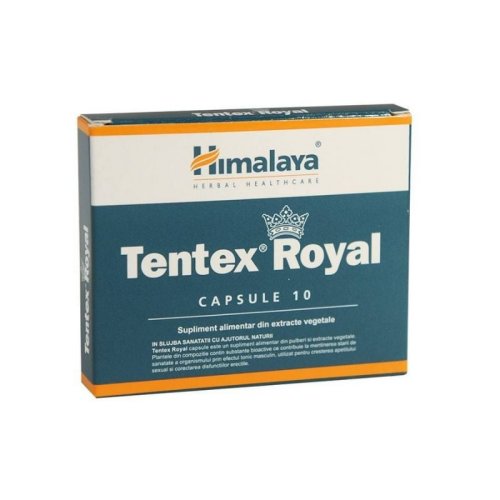 Himalaya,Tentex Royal pentru performanta sexuala, 10 capsule