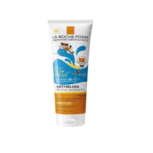 La Roche Posay ANTHELIOS Dermo-Pediatrics Wet Skin gel fluid piele umeda sau uscata SPF 50+, 250ml
