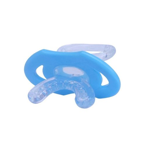 Primii Pasi R0218 - Suzeta Dentitie Silicon, Cu Capac 3L+ albastru