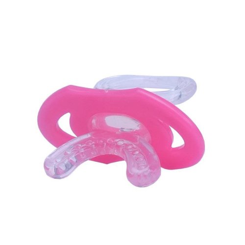 Primii Pasi R0218 - Suzeta Dentitie Silicon, Cu Capac 3L+ roz