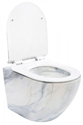 Rea - Vas wc carlos granit suspendat capac slim softclose