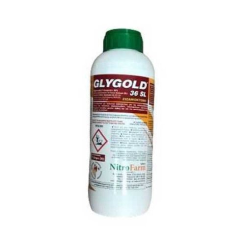 Sharda - Glygold 500 ml erbicid total sistemic, post emergent, neselectiv, glifosat (buruieni monocotiledonate si dicotiledonate, anuale si perene)