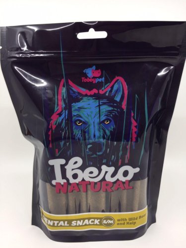 IBERO NATURAL Delicatesă pentru câini, Dental, cu Porc mistreţ şi Varec